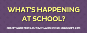What's Happening At School! September 2019